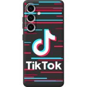 Черный чехол BoxFace Samsung Galaxy S24 Tik Tok
