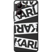 Черный чехол BoxFace ZTE Blade A54 White Karl