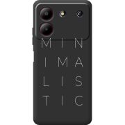 Черный чехол BoxFace ZTE Blade A54 Minimalistic