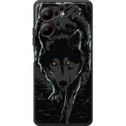 Черный чехол BoxFace ZTE Blade A54 Wolf