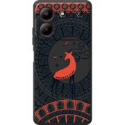 Черный чехол BoxFace ZTE Blade A54 Ornament