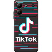 Черный чехол BoxFace ZTE Blade A54 Tik Tok