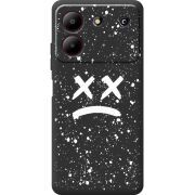 Черный чехол BoxFace ZTE Blade A54 Sad Way