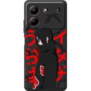 Черный чехол BoxFace ZTE Blade A54 Учиха Итачи