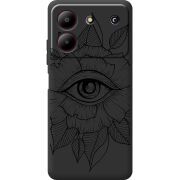 Черный чехол BoxFace ZTE Blade A54 Eye