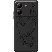 Черный чехол BoxFace ZTE Blade A54 Dove