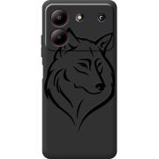 Черный чехол BoxFace ZTE Blade A54 Wolf