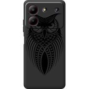 Черный чехол BoxFace ZTE Blade A54 Owl