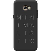 Черный чехол Uprint Samsung A720 Galaxy A7 2017 Minimalistic