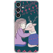 Чехол BoxFace Samsung Galaxy S24 Plus Girl and deer