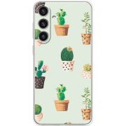 Чехол BoxFace Samsung Galaxy S24 Plus L-green Cacti