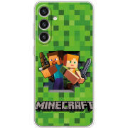 Чехол BoxFace Samsung Galaxy S24 Plus Майнкрафт Стів і Алекс