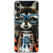Чехол BoxFace Samsung Galaxy S24 Plus Енот с банкой