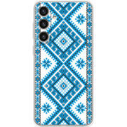 Чехол BoxFace Samsung Galaxy S24 Plus Блакитний Орнамент