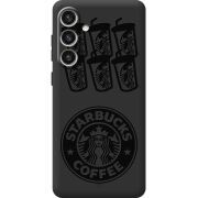 Черный чехол BoxFace Samsung Galaxy S24 Plus Black Coffee