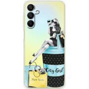 Прозрачный чехол BoxFace Samsung Galaxy A15 (A155) City Girl