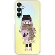 Прозрачный чехол BoxFace Samsung Galaxy A15 (A155) Winter Morning Girl