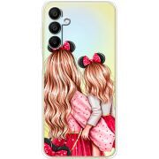 Прозрачный чехол BoxFace Samsung Galaxy A15 (A155) Mouse Girls
