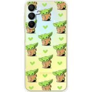 Прозрачный чехол BoxFace Samsung Galaxy A15 (A155) Pattern Baby Yoda
