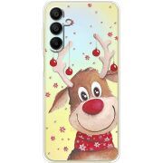 Прозрачный чехол BoxFace Samsung Galaxy A15 (A155) Winter Deer