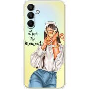 Прозрачный чехол BoxFace Samsung Galaxy A15 (A155) Live The Moment