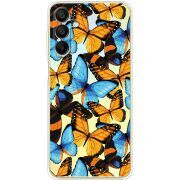 Прозрачный чехол BoxFace Samsung Galaxy A15 (A155) Butterfly Morpho