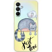 Прозрачный чехол BoxFace Samsung Galaxy A15 (A155) Just Love