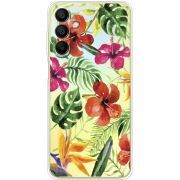 Прозрачный чехол BoxFace Samsung Galaxy A15 (A155) Tropical Flowers