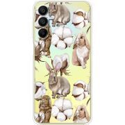 Прозрачный чехол BoxFace Samsung Galaxy A15 (A155) Cotton and Rabbits