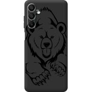 Черный чехол BoxFace Samsung Galaxy A15 (A155) Grizzly Bear