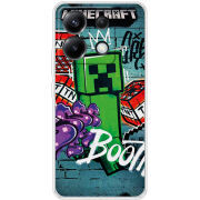 Чехол BoxFace Poco X6 5G Minecraft Graffiti