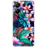 Чехол BoxFace Poco X6 5G flowers in the tropics