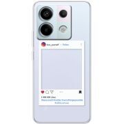 Прозрачный чехол BoxFace Xiaomi Redmi Note 13 5G Insta