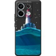 Черный чехол BoxFace Xiaomi Redmi Note 13 5G Lighthouse