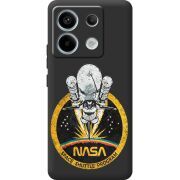 Черный чехол BoxFace Xiaomi Redmi Note 13 5G NASA Spaceship
