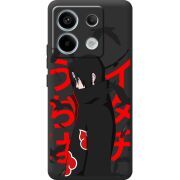 Черный чехол BoxFace Xiaomi Redmi Note 13 5G Учиха Итачи