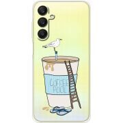 Прозрачный чехол BoxFace Samsung Galaxy A25 (A256) Segull in Cofee Pool