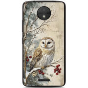 Чехол Uprint Motorola Moto C XT1750 Christmas Owl