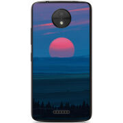 Чехол Uprint Motorola Moto C XT1750 Cold Red Light