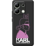 Черный чехол BoxFace Xiaomi Redmi Note 13 4G Pink Karl