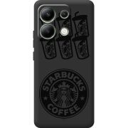 Черный чехол BoxFace Xiaomi Redmi Note 13 4G Black Coffee