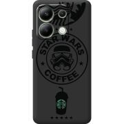 Черный чехол BoxFace Xiaomi Redmi Note 13 4G Dark Coffee