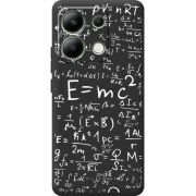 Черный чехол BoxFace Xiaomi Redmi Note 13 4G E=mc2