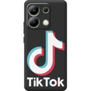Черный чехол BoxFace Xiaomi Redmi Note 13 4G Tik Tok