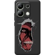 Черный чехол BoxFace Xiaomi Redmi Note 13 4G Нападение на Титана
