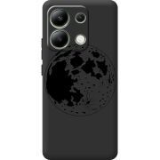 Черный чехол BoxFace Xiaomi Redmi Note 13 4G Planet