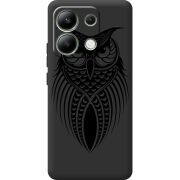 Черный чехол BoxFace Xiaomi Redmi Note 13 4G Owl