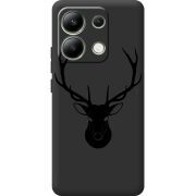 Черный чехол BoxFace Xiaomi Redmi Note 13 4G Deer