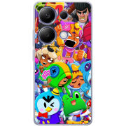 Чехол BoxFace Xiaomi Redmi Note 13 Pro 4G friends brawl stars