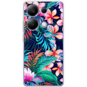 Чехол BoxFace Xiaomi Redmi Note 13 Pro 4G flowers in the tropics